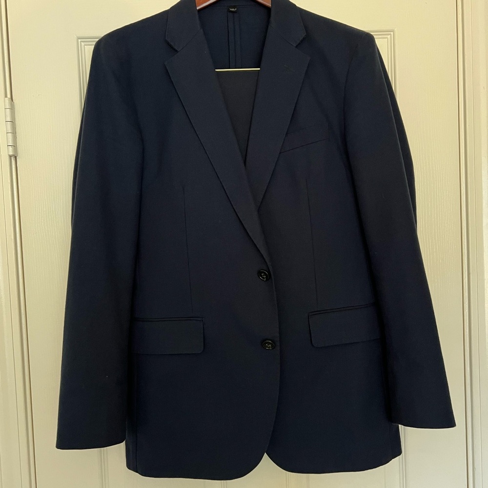 J Crew Navy Ludlow Men’s Slim Suit 40R Pants 34x32